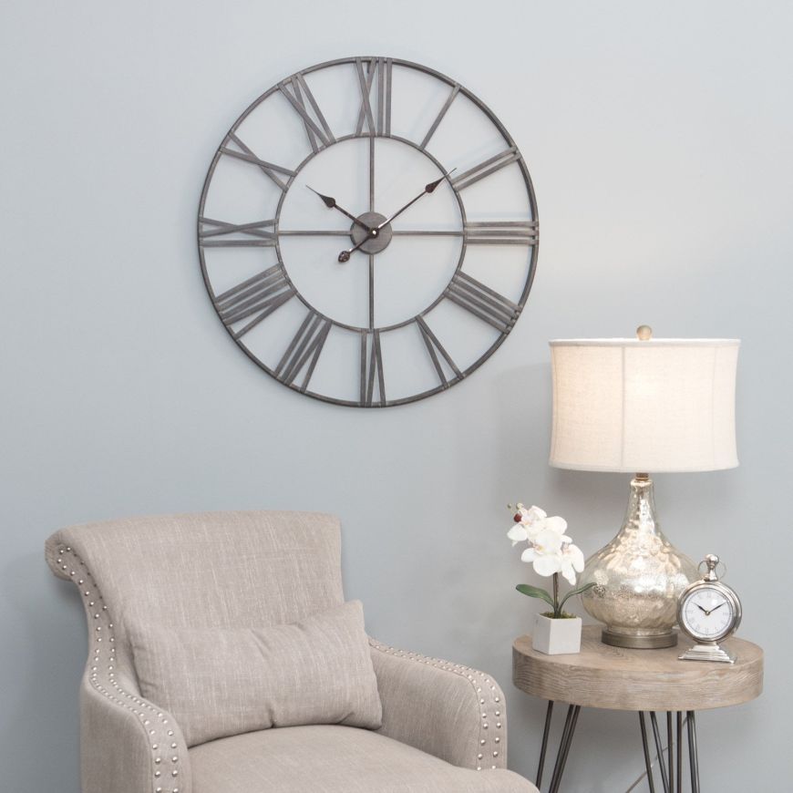 Sleek Iron Wall Clock
