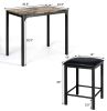 Brown Counter Height Dining Set