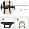 Espresso Round Dining Table Set