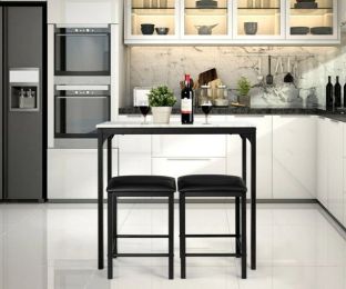 White Counter Height Dining Set