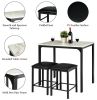 White Counter Height Dining Set