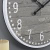 Gray Arlo Modern Farmhouse Clock