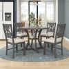 Gray Round Dining Table Set