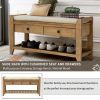 Old Pine Shoe Storage Bench