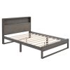Queen Antique Gray Bed Set