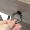 Gray Rustic Nightstand With Drawers Set