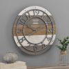 Shabby Farmhouse Wood Wall Clock