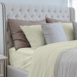 Silky Soft Cream Queen Sheet Set