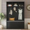 U-Can 5-in-1 Hall Tree, Entryway Shoe Bench