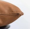 Vegan Leather Throw Pillow Covers
