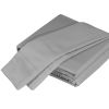 Sateen Soft Gray King Sheet Set