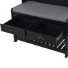 U-Can Hall Tree Entryway Storage Bench, 3-in-1 Design