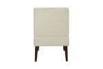 Stylish Plush Accent Chair-Beige