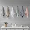 Spa Waffle Cotton Bath Towel 6 Piece Set-Seafoam