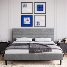 Gray Moby Full Size Bed Set