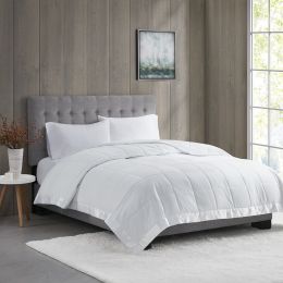 White King Lightweight Down Alternative Blanket with Satin Trim