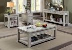 Antique White Rustic Sofa Table