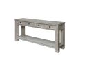 Antique White Rustic Sofa Table