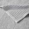 Spa Waffle Cotton Bath Towel 6 Piece Set-Gray