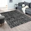 Charcoal Gray Moroccan Area Rug