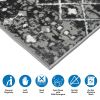 Charcoal Gray Moroccan Area Rug