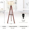 Tripod Wood Floor Lamp