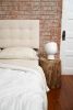 Cream Microfiber Twin Sheet Set