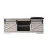 Barn Door Shoe Bench