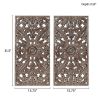 Lotus Wood Decor Set
