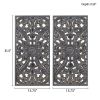 Lotus Wood Decor Set